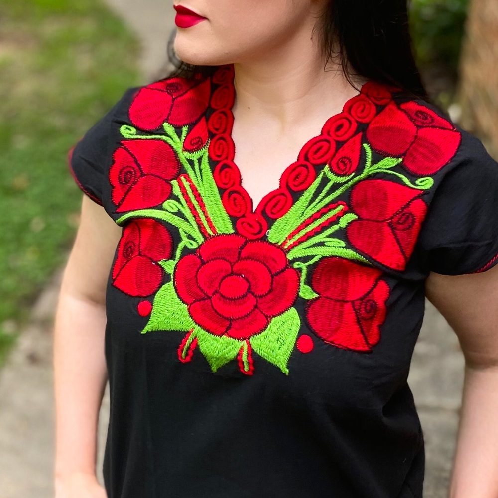 Mexican Embroidered blouse